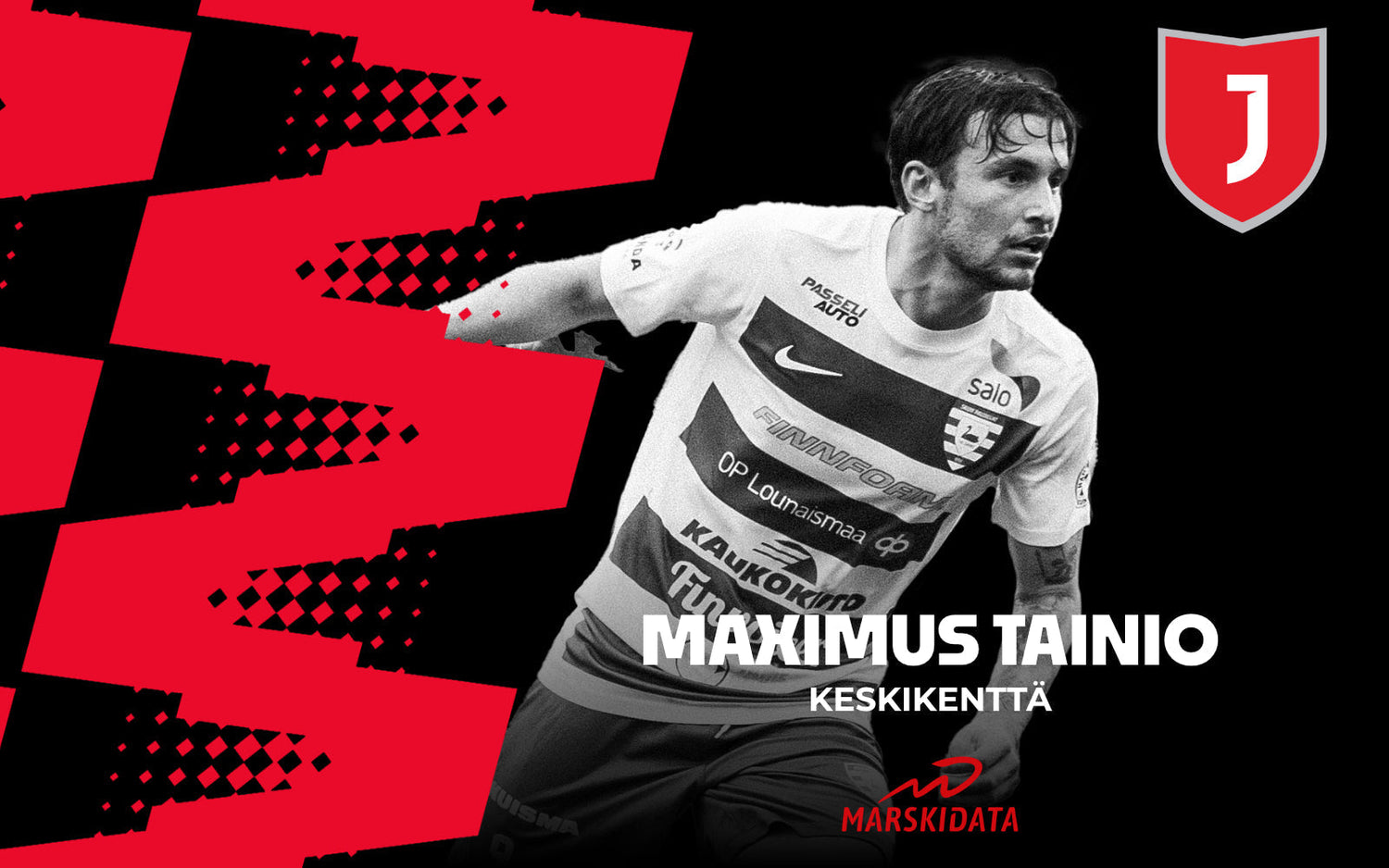 Maximus Tainio vahvistaa Jippoa - "Hänestä paistaa laadukas jalkapallokasvatus"