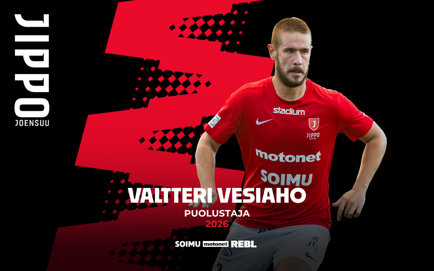 Valtteri Vesiaho jatkaa Jipossa - "Uskon, että saamme vahvan joukkueen kasaan"