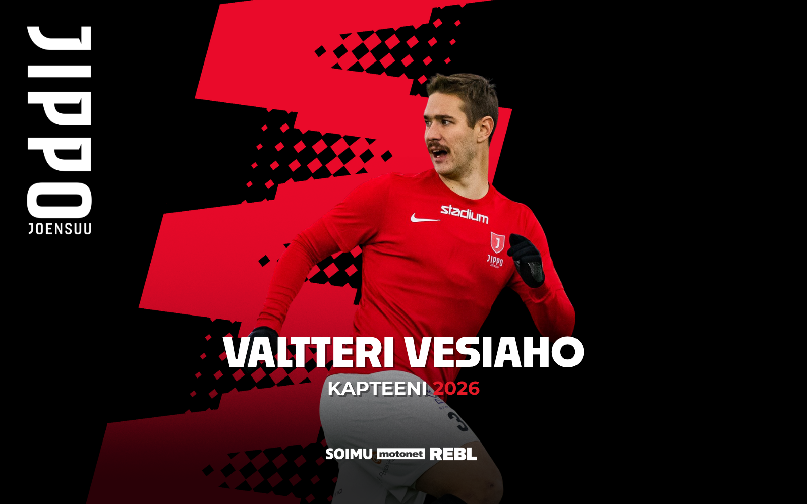 Jipon kapteenisto kaudelle 2026 valittu