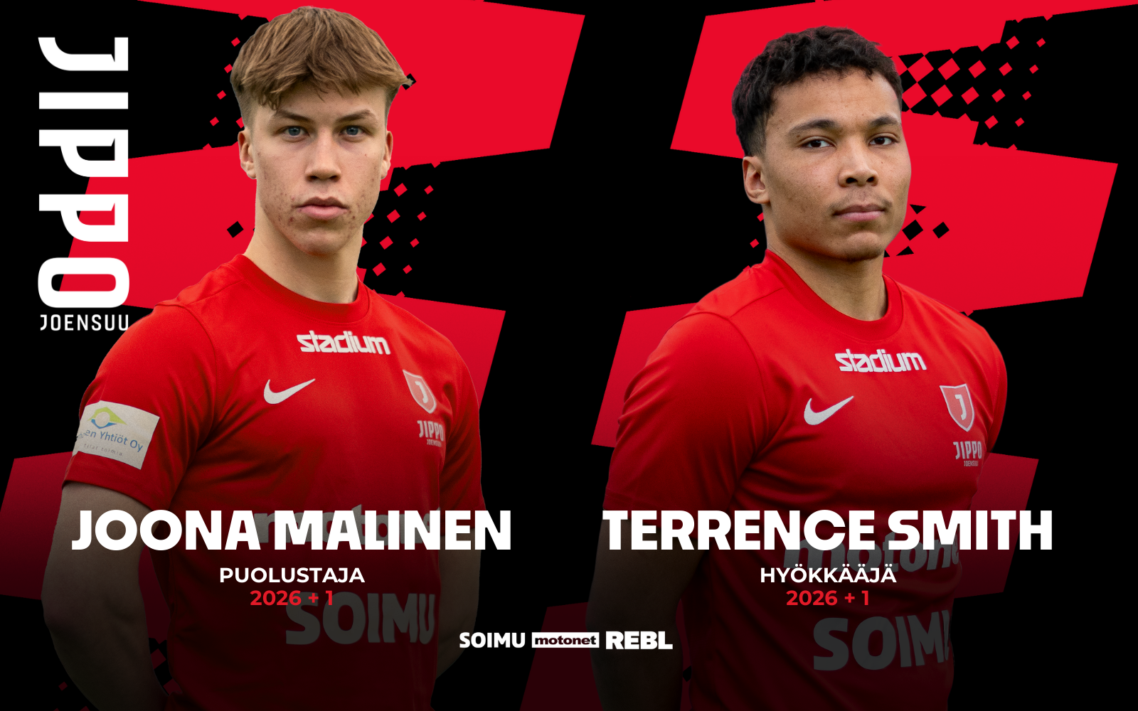 Terrence Smith ja Joona Malinen jatkosopimuksiin