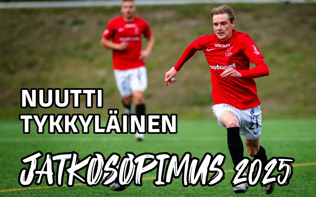 Nuutti Tykkyläinen jatkaa JIPPOssa ensi kaudella! - "Oli valtava halu jatkaa kasvattajaseurassa hommia”