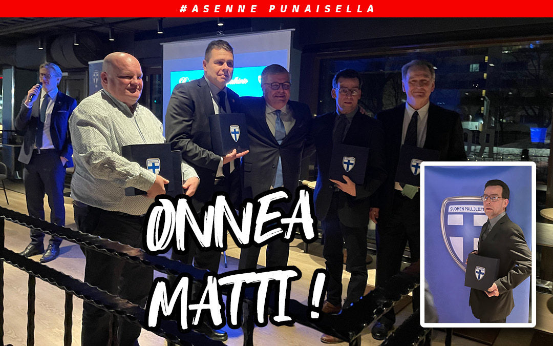 Matti Ikoselle Palloliiton Respect-palkinto!