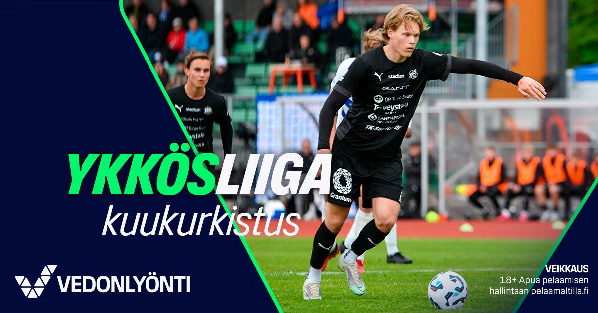 Ykkösliigan kuukurkistus ja kesäkuun pelaaja julkaistu