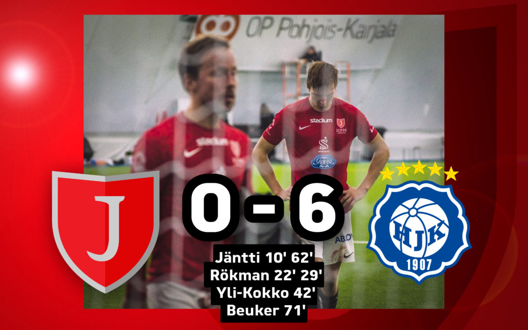 Karu tappio Klubi04:a vastaan: JIPPO-Klubi04 0-6 (0-4) 