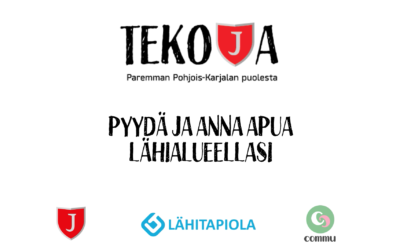 TEKOJA-KAMPANJA 2022 by Lähitapiola Itä & JIPPO: Pyydä ja anna apua lähialueellasi!