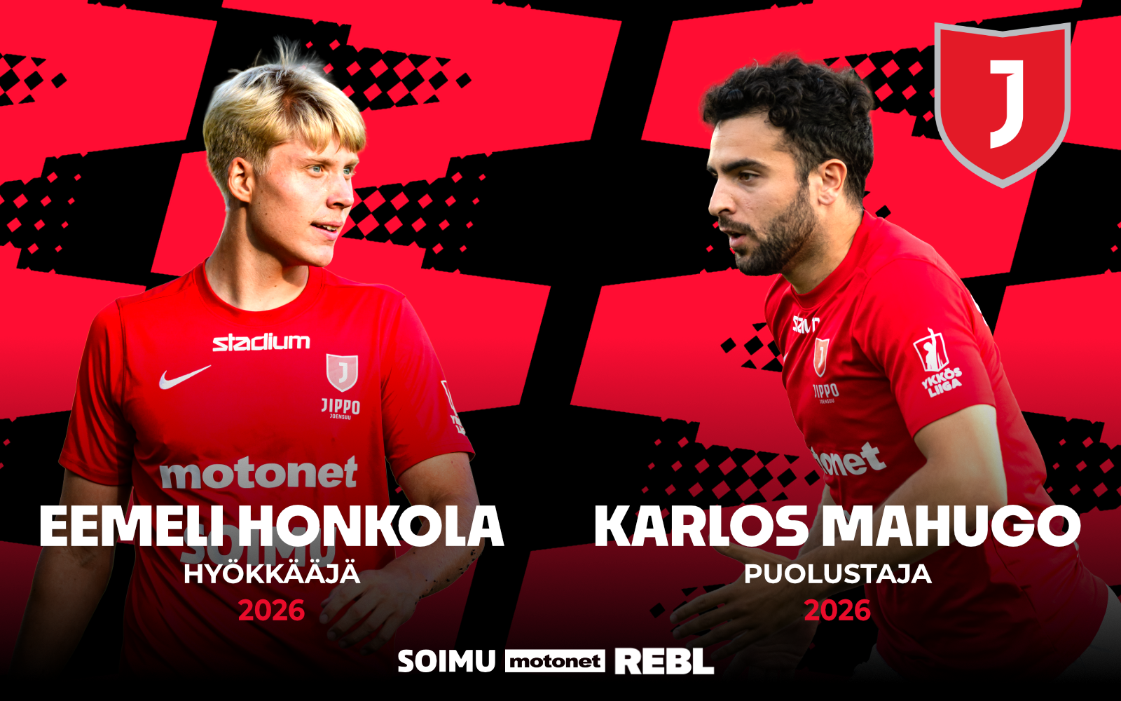 Eemeli Honkola ja Karlos Mahugo jatkavat Jipossa - Luis Freitas lähtee