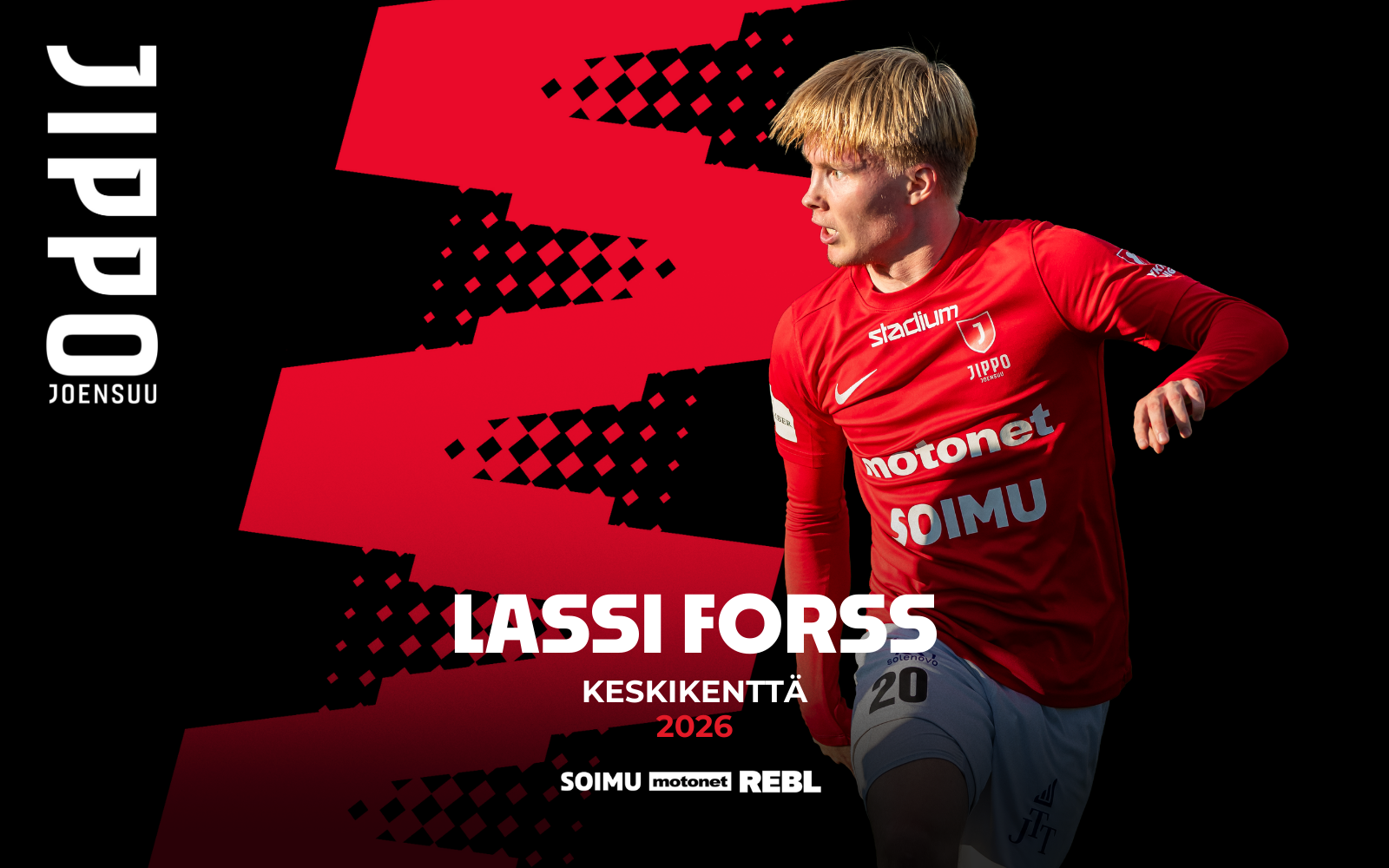 Lassi Forss jatkaa Jipossa - "Identiteettimme näköinen pelaaja"