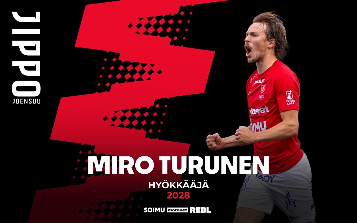 Miro Turunen kaksivuotiseen jatkosopimukseen - "Kehittynyt kokonaisvaltaisesti pelaajana"