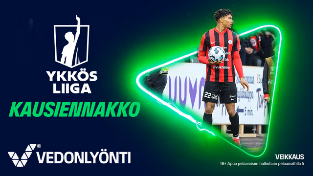 Veikkauksen tuore Ykkösliiga-kausiennakko on julkaistu