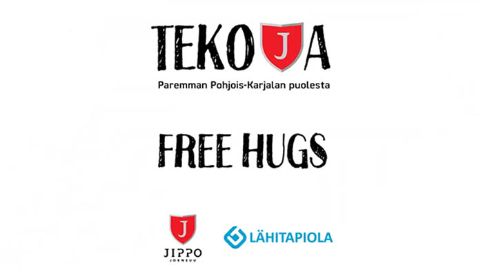 Jipon ja LähiTapiola Itä:n Tekoja-kampanja: #Freehugs – anna hali!