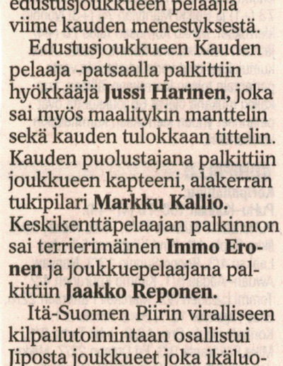 Jussi Harinen Jipon paras